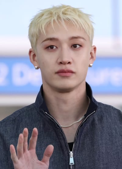 Bang Chan of Stray Kids performing on stage