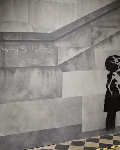 Banksy, anonymous British street artist