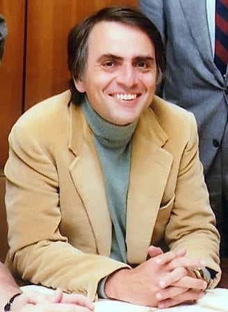 Photograph of Carl Sagan, American astronomer and science communicator