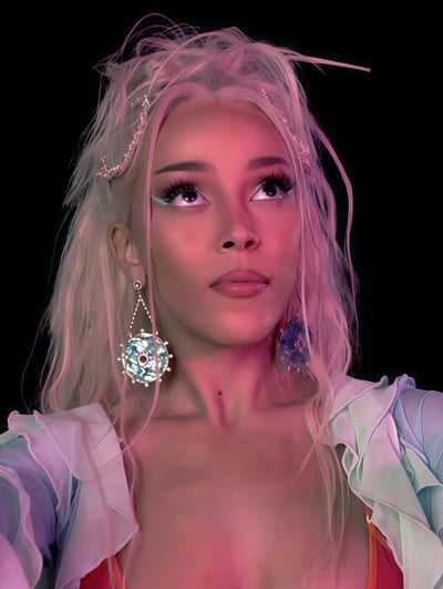 Doja Cat at a music awards show