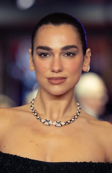 Dua Lipa performing on stage