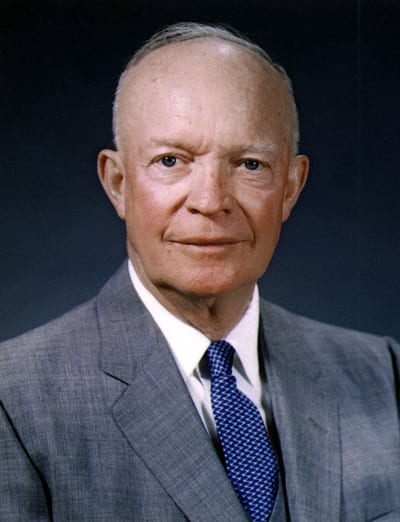 Photograph of Dwight Eisenhower, 34th President of the United States and WWII general