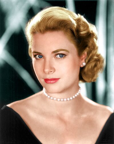 Grace Kelly in a glamorous Hollywood portrait