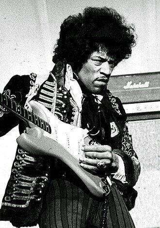 Jimi Hendrix performing in Helsinki, 1967