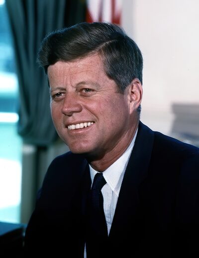 President John F. Kennedy at the White House