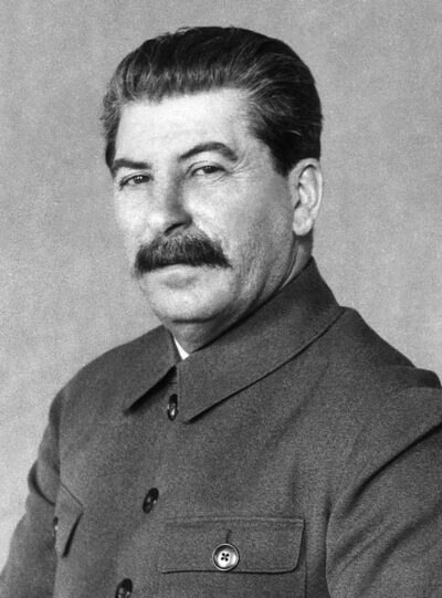 Joseph Stalin in his military uniform