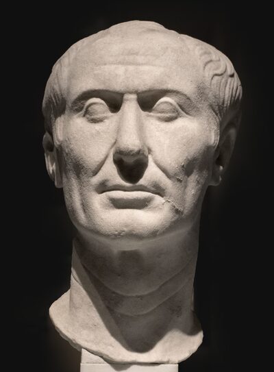 Marble bust of Julius Caesar
