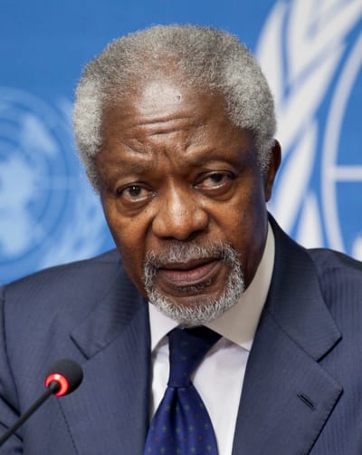 Kofi Annan, former UN Secretary-General