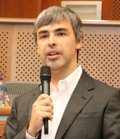 Larry Page at a Google press event