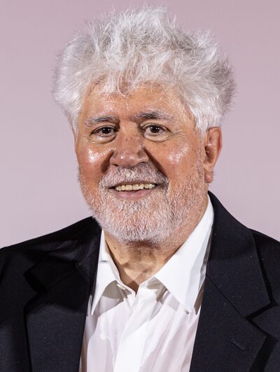 Pedro Almodóvar at a film premiere