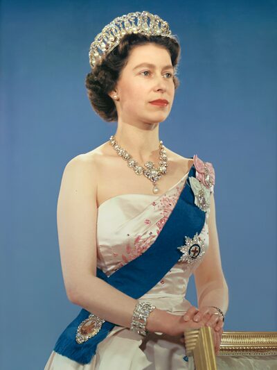 Queen Elizabeth II in official regalia