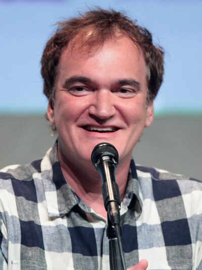 Quentin Tarantino at a film premiere