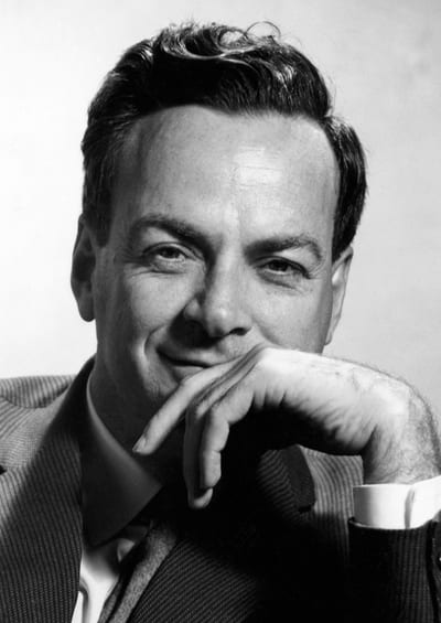 Photograph of Richard Feynman, American theoretical physicist and Nobel laureate