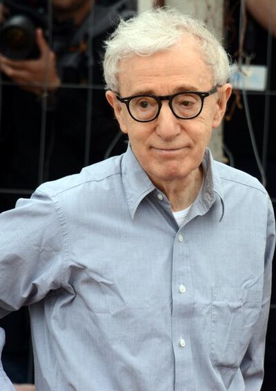Woody Allen at a film premiere